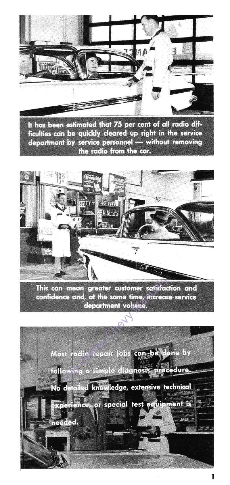 1959 Chevrolet Rapid Radio Checks Booklet Page 12